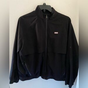 FIGS Sydney Scrub Zip Up Jacket Black Size XL